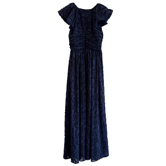 Tanya Taylor Leonie Gown Navy - Picture 7 of 12